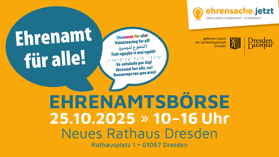 Ehrenamtsbörse 2025 - Ehrenamt für alle!