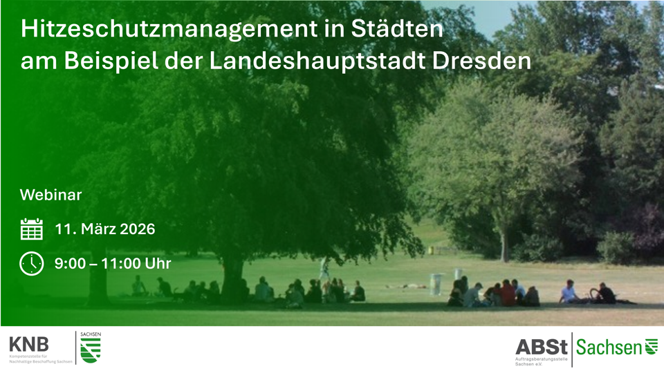 Hitzeschutzmanagement in Städten am Beispiel der Landeshauptstadt Dresden