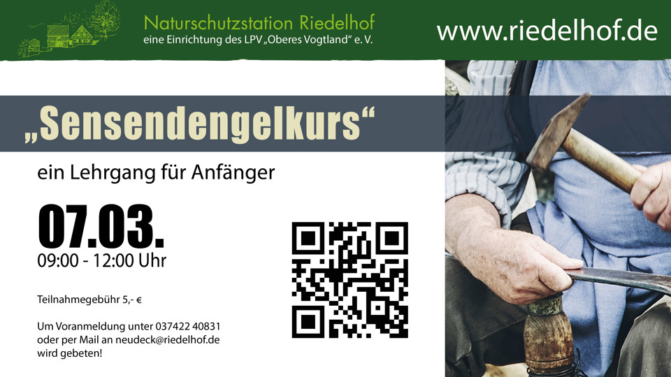 "Sensendengelkurs" - ein Lehrgang für Anfänger