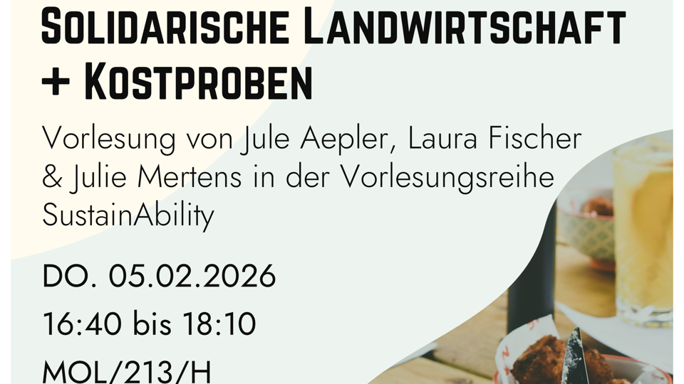Solidarische Landwirtschaft« (Solawi) – eigene Handlungsmöglichkeiten, Biodiversität, gesellschaftlicher Wandel + Kostproben