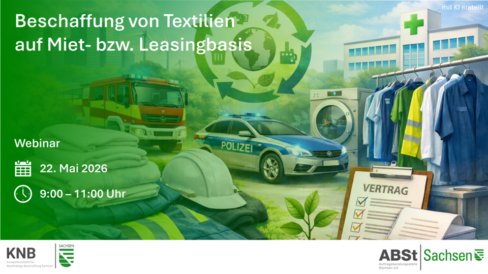 Beschaffung von Textilien auf Miet- bzw. Leasingbasis