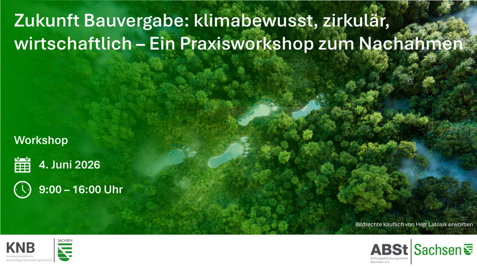 Zukunft Bauvergabe: klimabewusst, zirkulär, wirtschaftlich – Ein Praxisworkshop zum Nachahmen