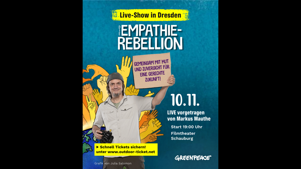Live-Show "Die Empathie-Rebellion" in Dresden